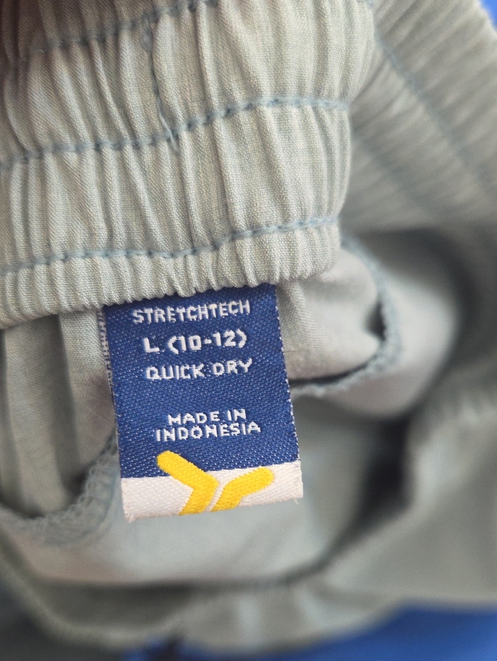 Cat & Jack and Old Navy 4-Pack Pull-On Shorts in Blue, Green, and Gray Sz 10/ 12 - Picture 7 of 10